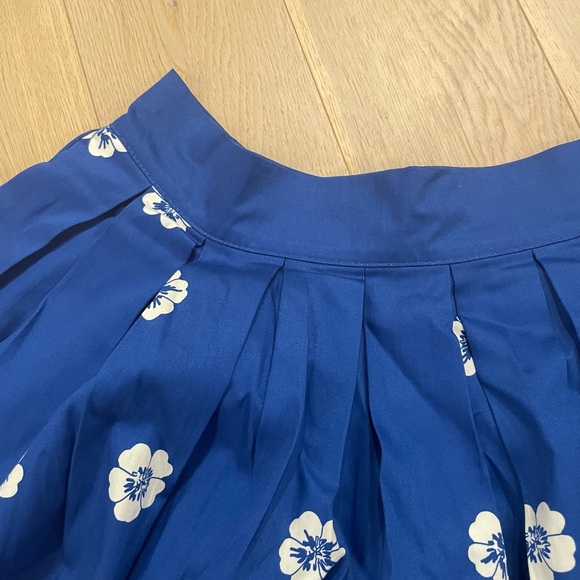 Modcloth Peach Pleated Dancing Days Circle Skirt - Picture 2 of 5